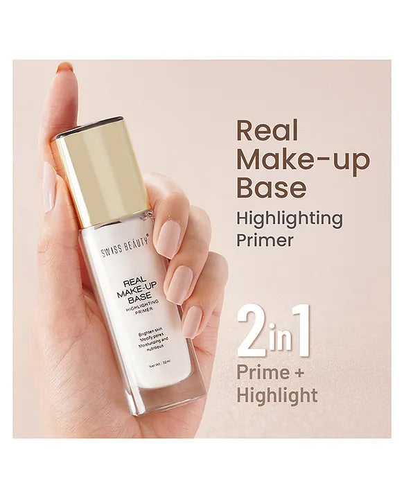 Swiss Beauty Real Makeup Base Highlighting Primer Skin 02
