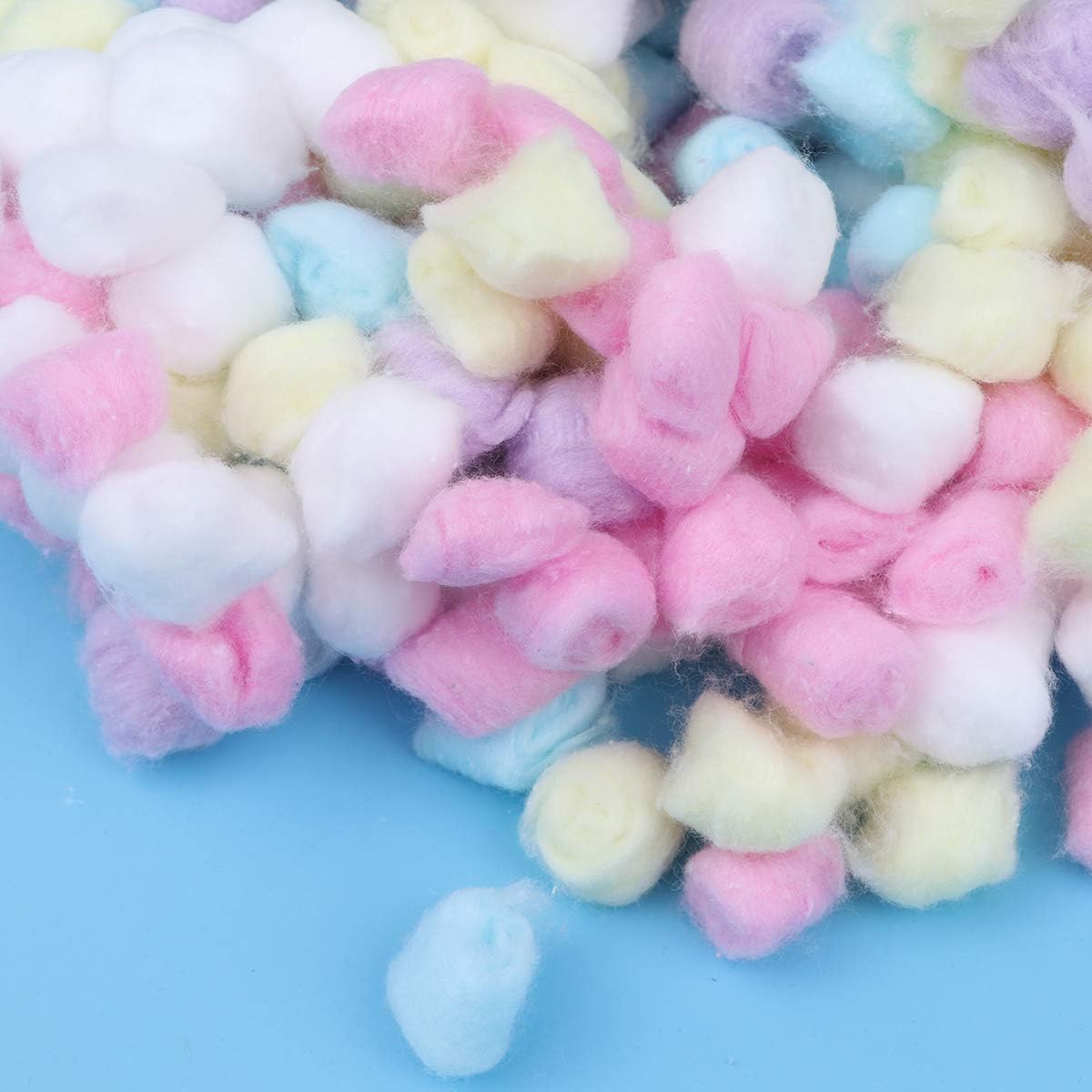 Face cleansing Cotton balls buds for nail polish & face make-up removal pad (50pcs-multicolor)