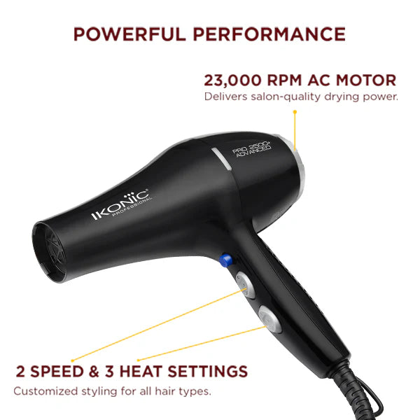Ikonic Professional – HD Pro 2500+ Hair Dryer