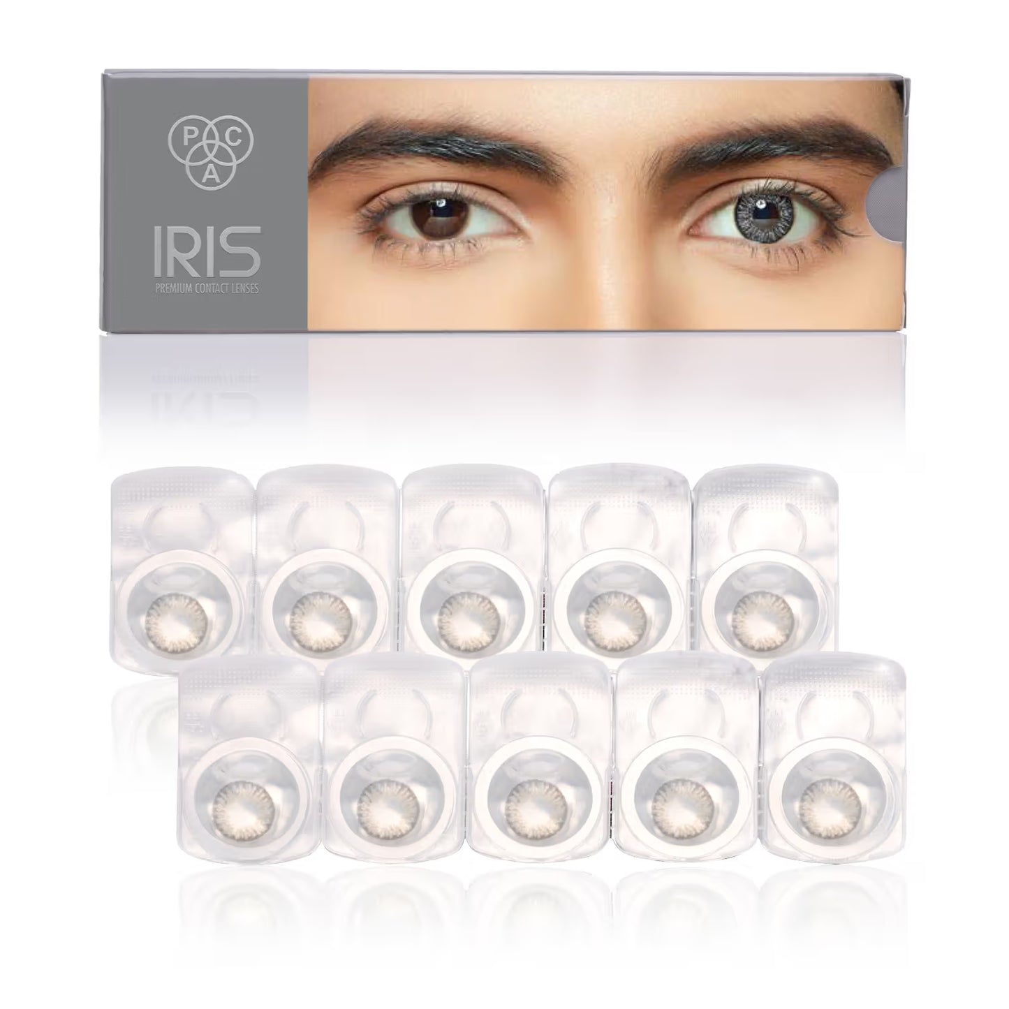 PAC IRIS Premium Contact Lenses - Grey