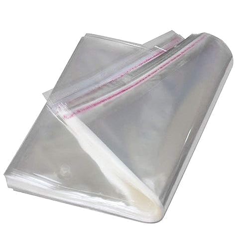 Saree Covers 14x18 Inch – Transparent Self-Adhesive Polythene Bags for Pre-Pleated Sarees