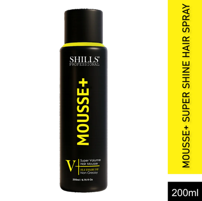 Shills Professional Mousse + Super Hair Spray (200ml)