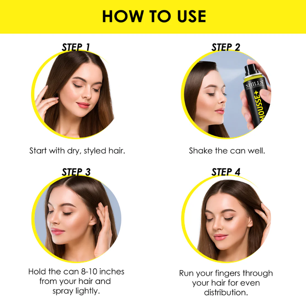 Shills Professional Mousse + Super Hair Spray (200ml)