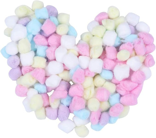 Face cleansing Cotton balls buds for nail polish & face make-up removal pad (50pcs-multicolor)