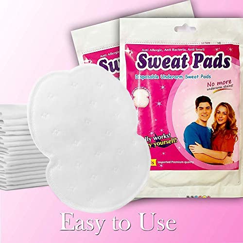 Sweat Pads – Pack of 10 | Disposable Underarm Sweat Absorbers | Anti-Stain & Odor Control | Ultra-Thin, Comfortable & Invisible Pads for Men & Women