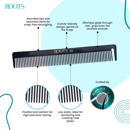 ROOTS - Professional Hair Cutting Comb -Model No. 402