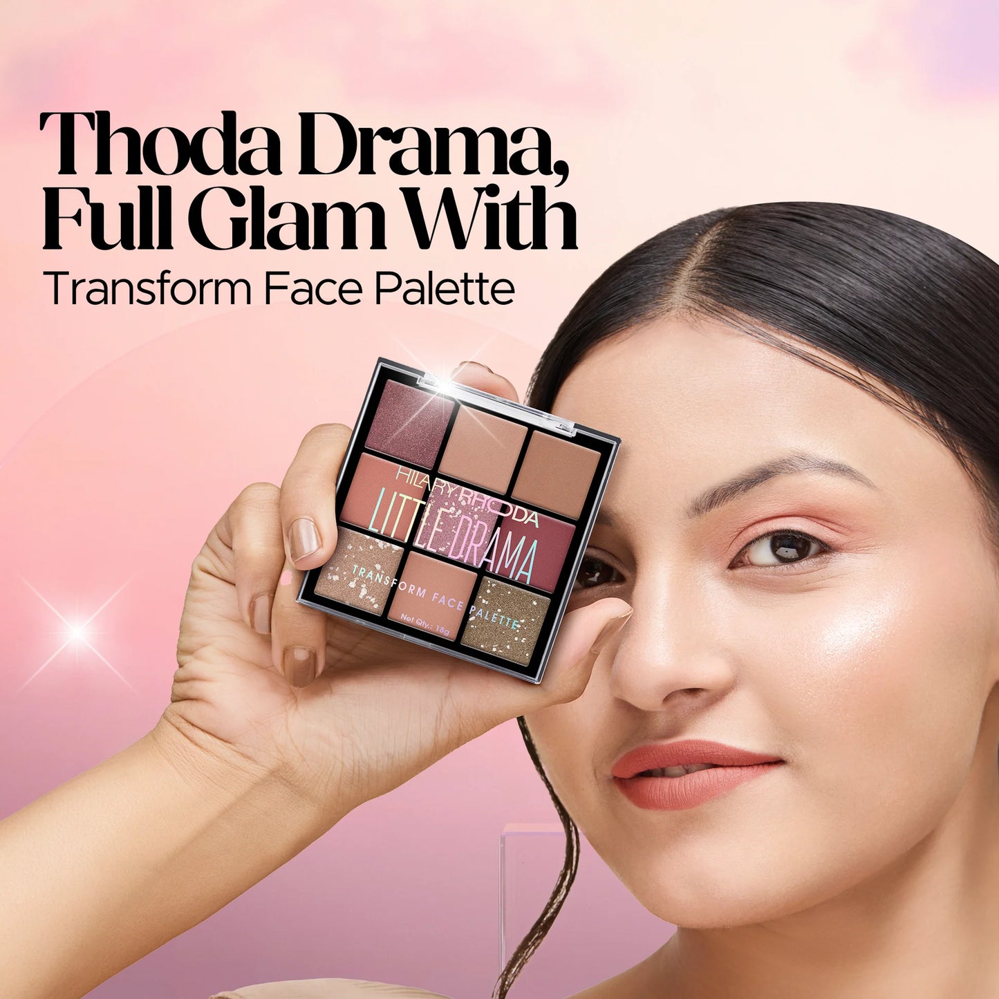 HILARY RHODA Transform Face Palette (01 soft glam)