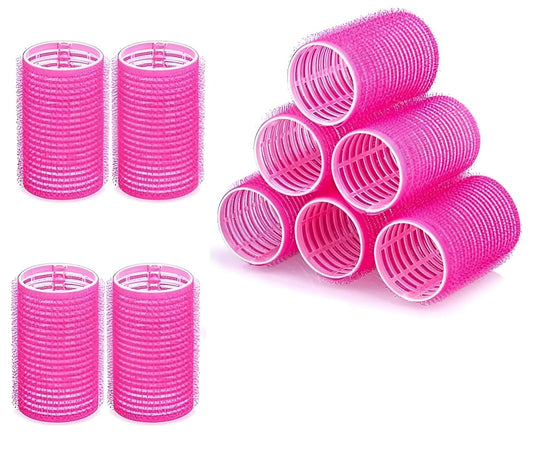 Hair Rollers Curlers Self Holding Hair Curler For Girls And Women - pack of 6