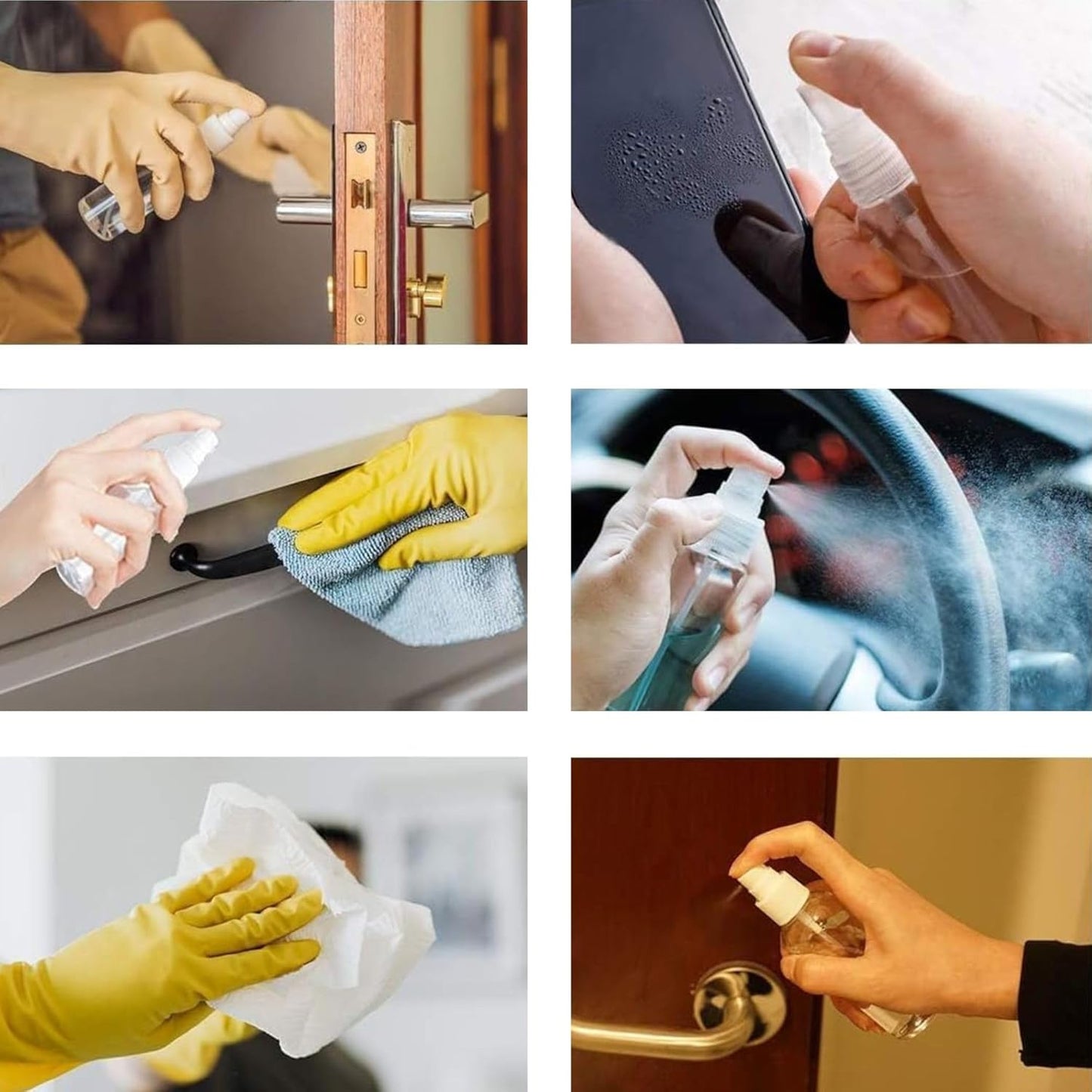 80ML Fine Mist Empty Spray Bottle – Refillable, Leakproof & Ultra-Fine Atomizer for Travel, Beauty, Skincare, Makeup, Sanitizer & More – Portable