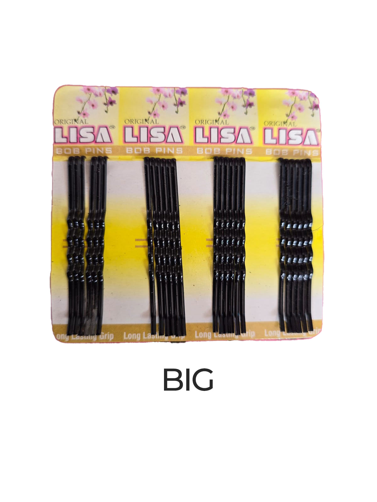 LISA Hair Pins (BOBBY PINS)– Small, Medium & Big Sizes *PER CARD*