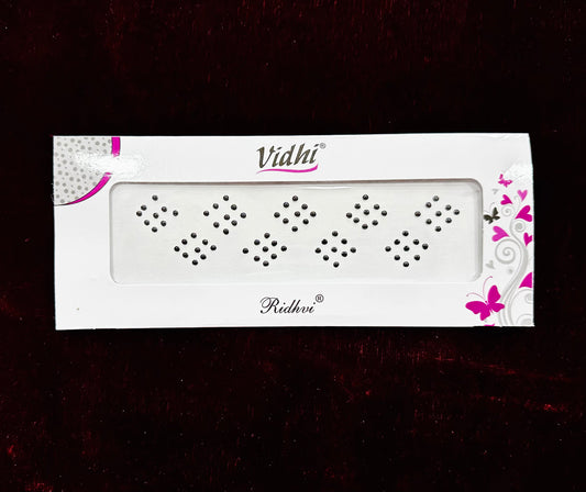 Bindi card - Black shine