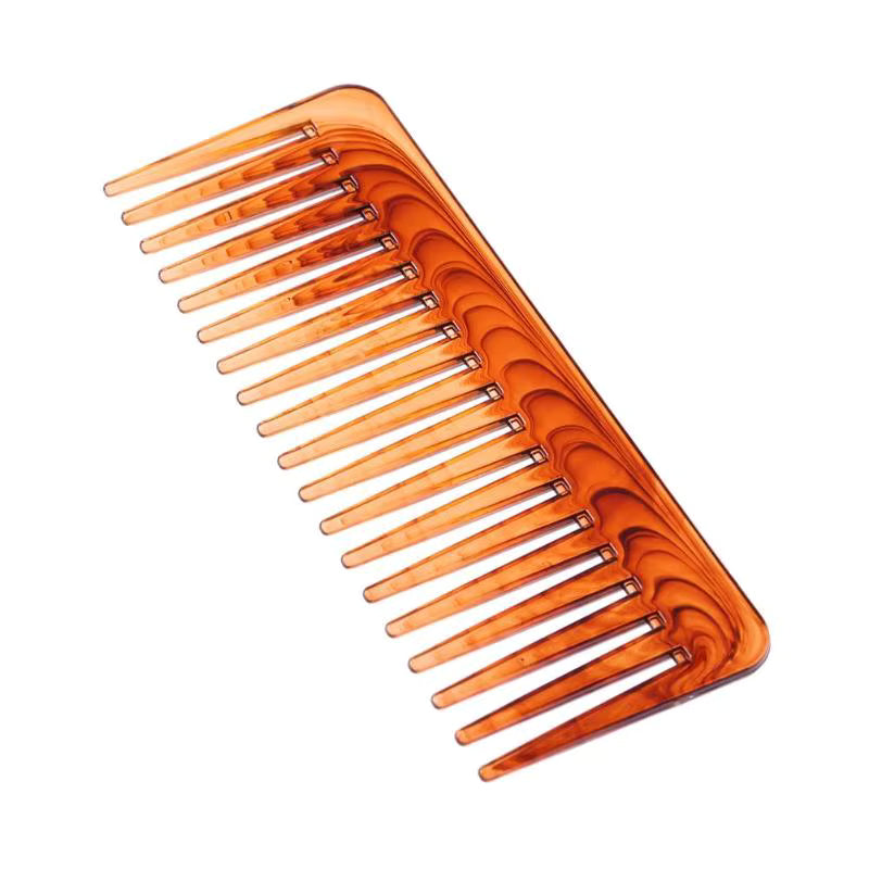 Wide Tooth Comb Brown Plastic Large Wide Hair Comb Hair Care Styling Tools Comb tangle Hair Brush Stylist Care Tools