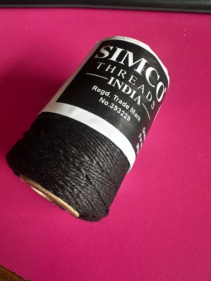 SIMCO POLY BLACK THREAD (0/8)