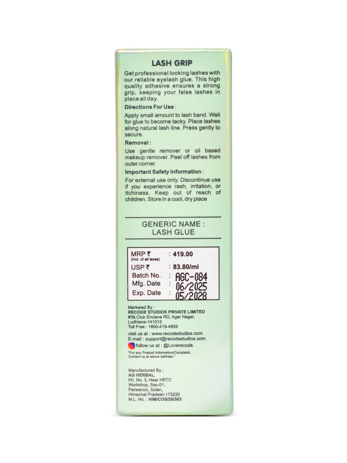 Recode Lash Grip 5 ML - Clear