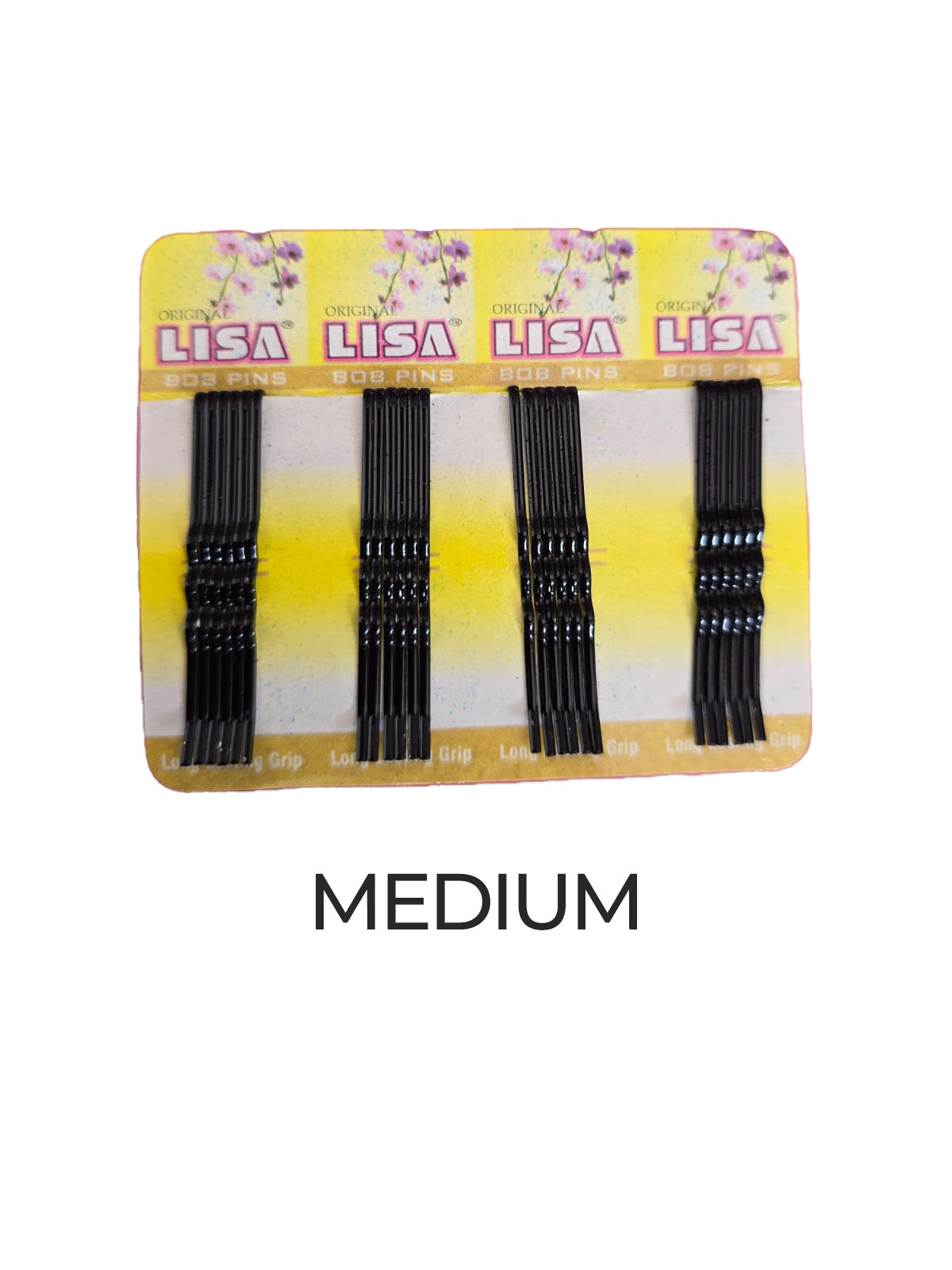 LISA Hair Pins (BOBBY PINS)– Small, Medium & Big Sizes *PER CARD*