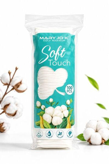 MARY JOK SOFT TOUCH COTTON PADS - 100 PCS