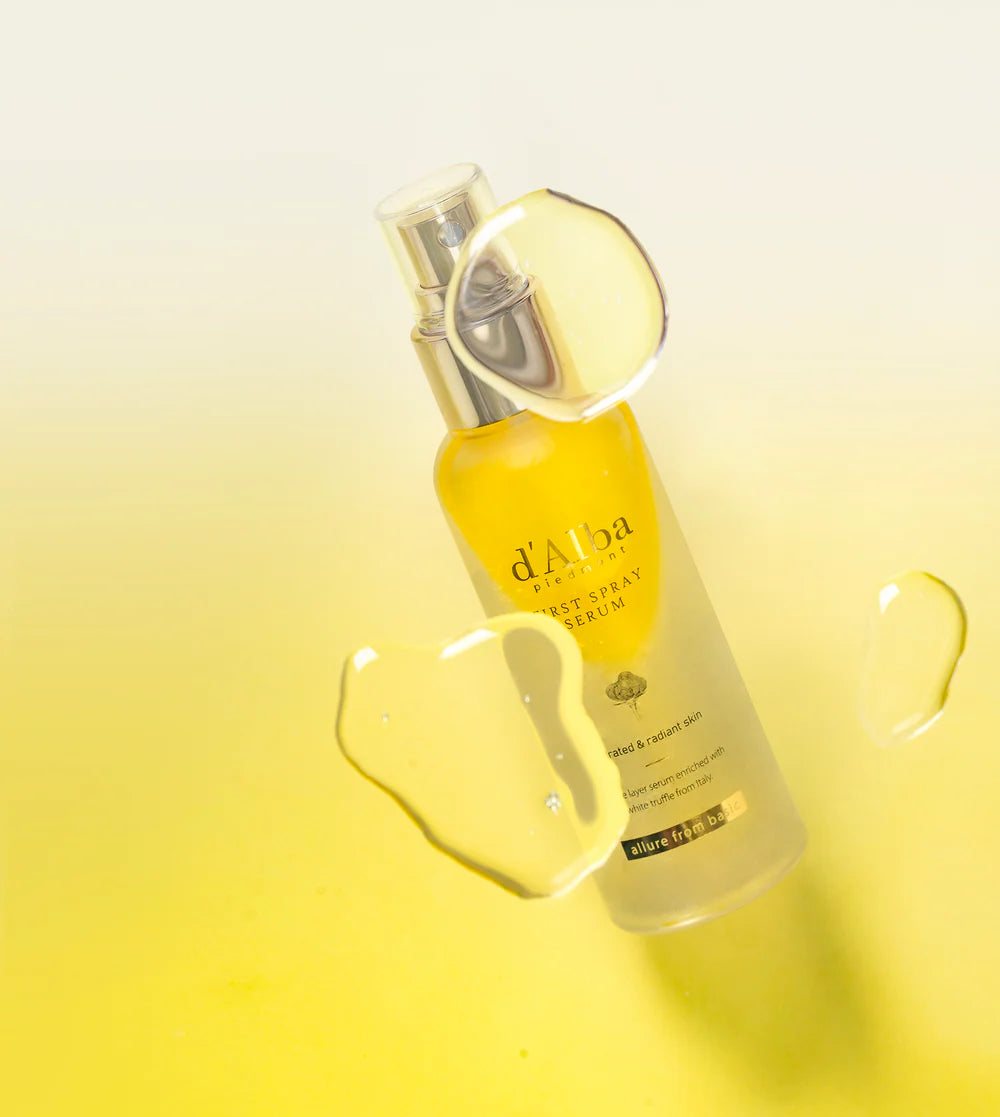 d'Alba piedmont White Truffle First Spray Serum, Vegan, Non Comedogenic, Face Moisturizer