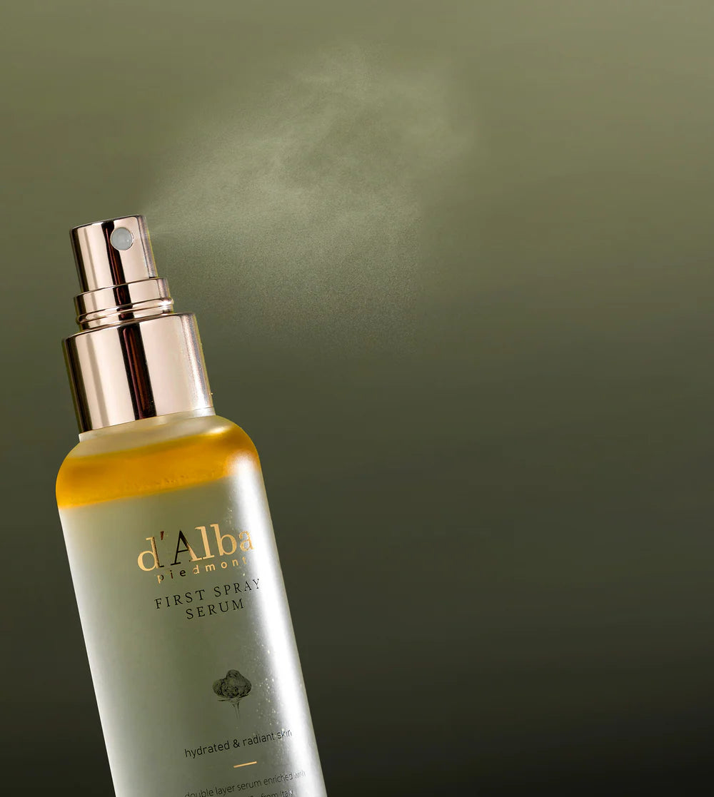 d'Alba piedmont White Truffle First Spray Serum, Vegan, Non Comedogenic, Face Moisturizer