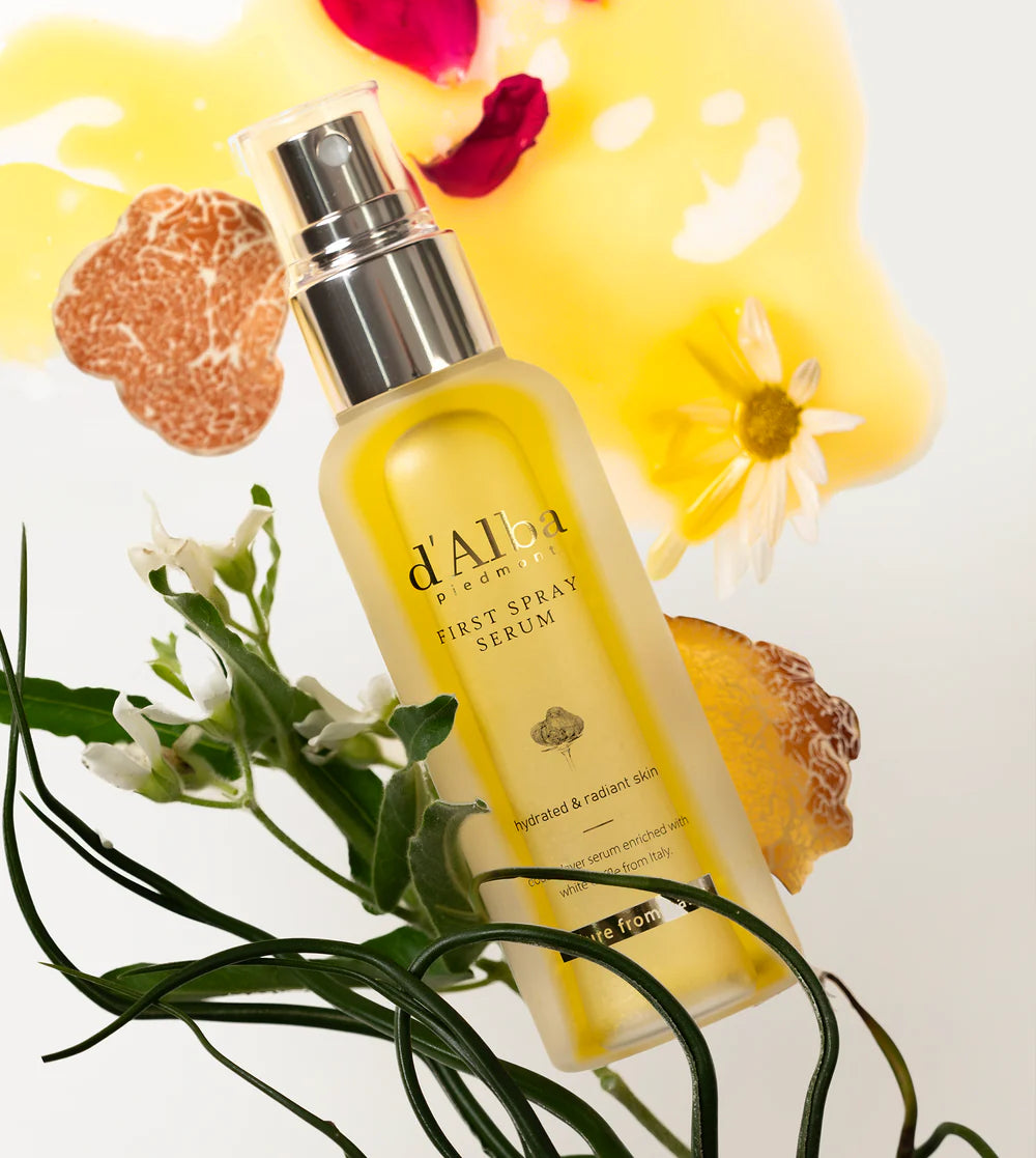 d'Alba piedmont White Truffle First Spray Serum, Vegan, Non Comedogenic, Face Moisturizer