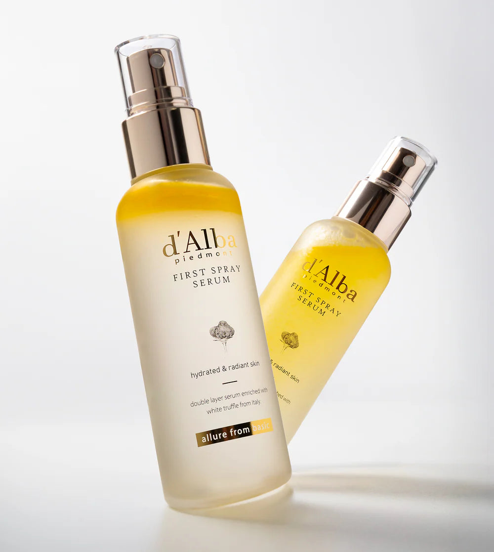 d'Alba piedmont White Truffle First Spray Serum, Vegan, Non Comedogenic, Face Moisturizer