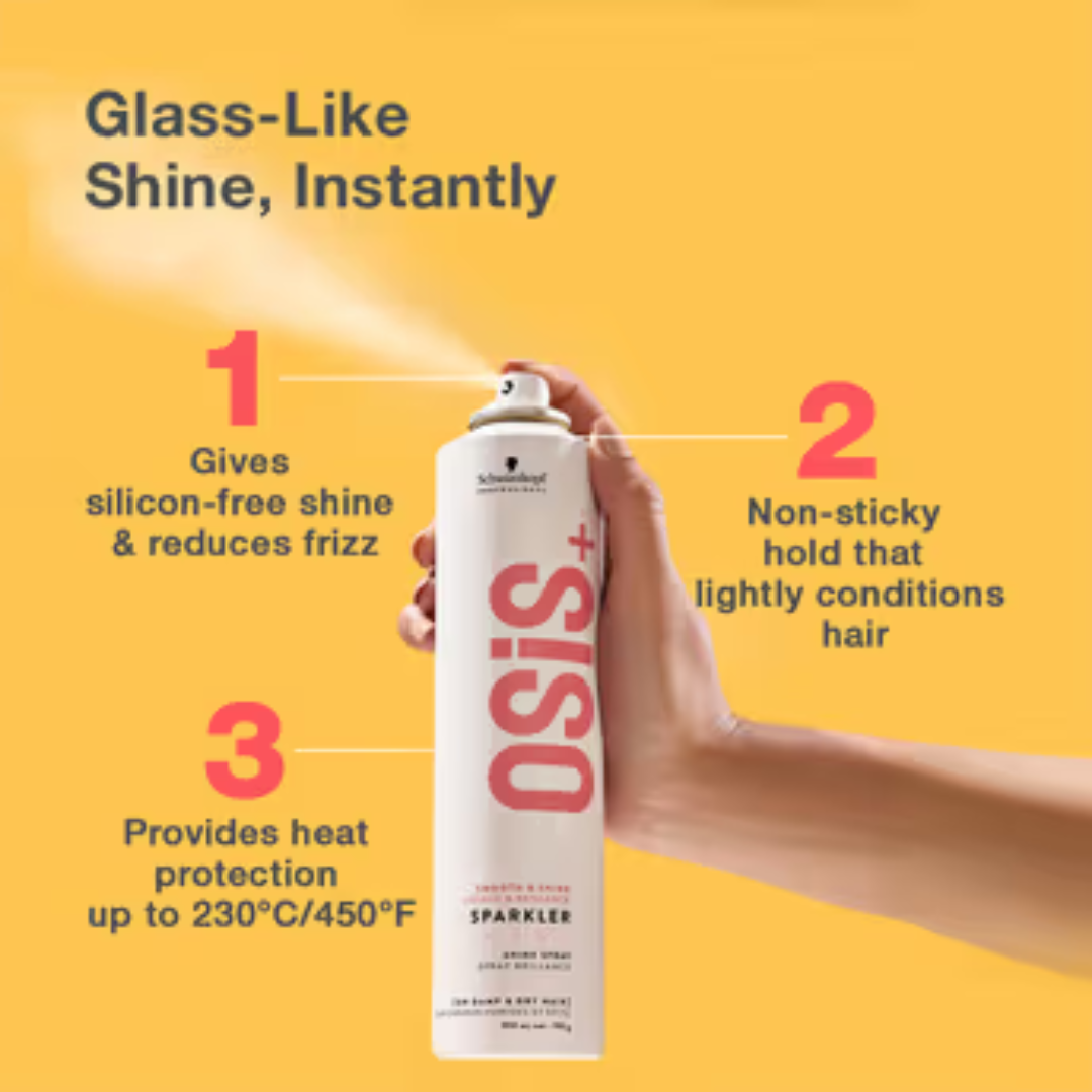 Schwarzkopf Professional OSiS+ Sparkler – Hair Styling Shine Spray (300ml)