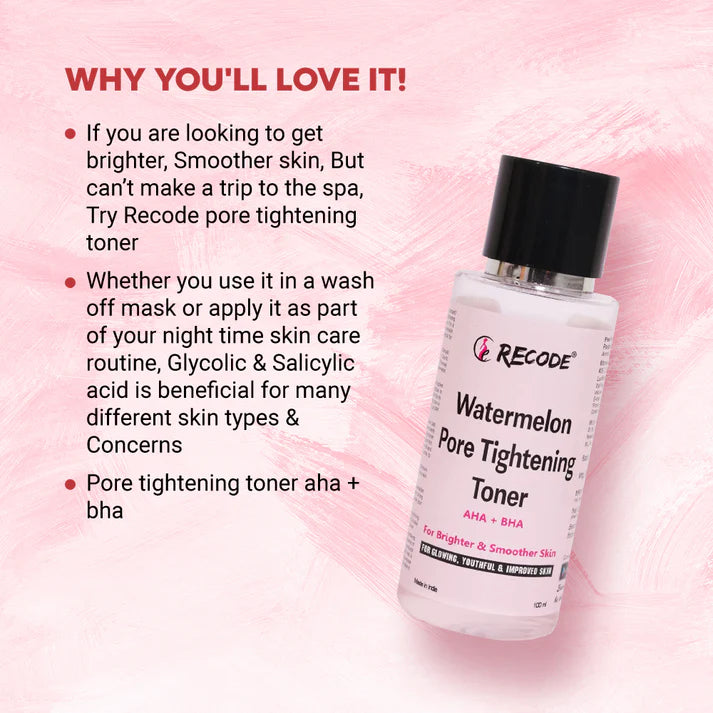 Recode Watermelon Pore Tightening Toner - 100 ML