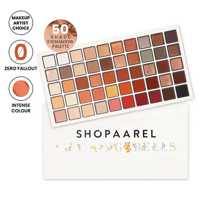 SHOPAAREL 50 Color Wedding Bells Eyeshadow Palette