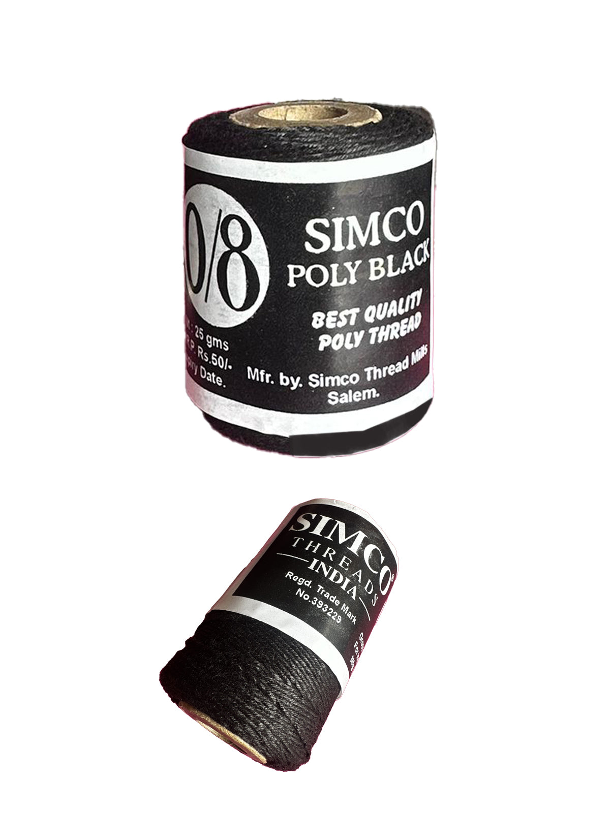 SIMCO POLY BLACK THREAD (0/8)