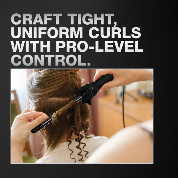 Ikonic Professional – Hot Wand 2.0 Titanium Barrel For Tight Skinny Curls (10MM)