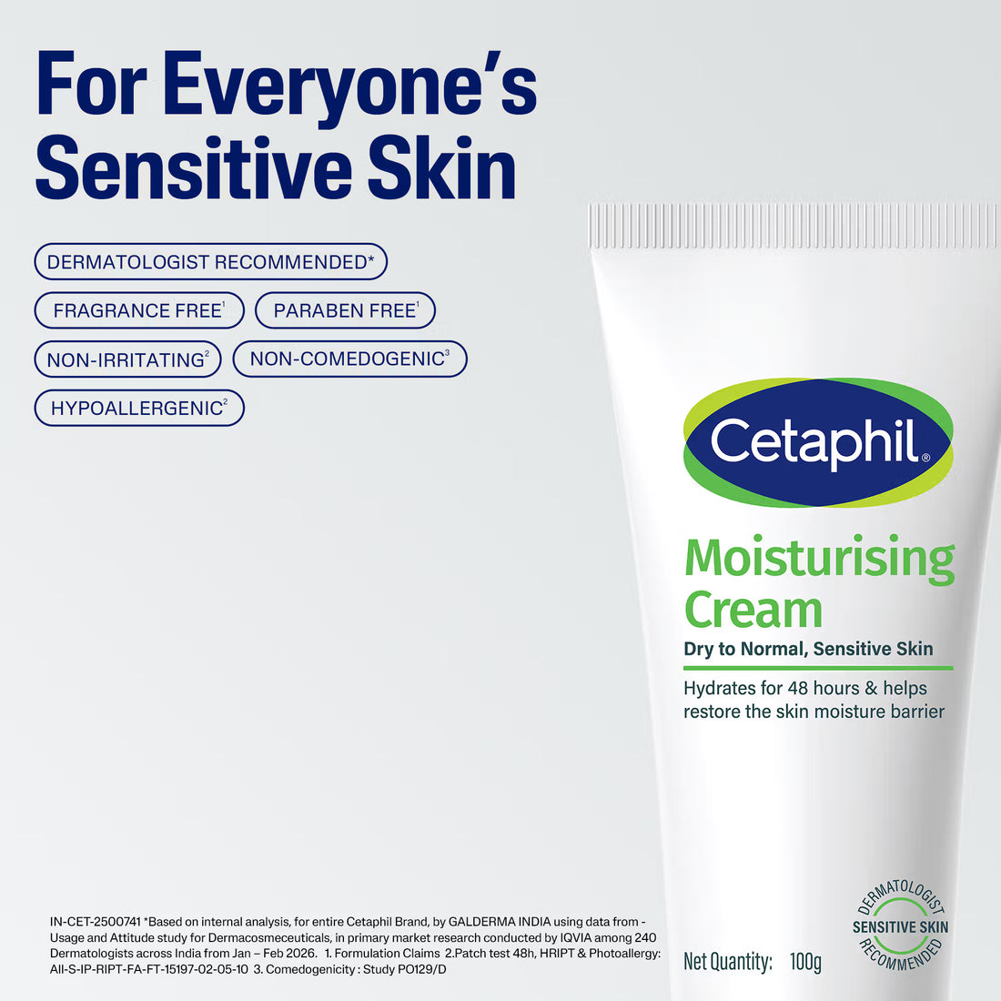 Cetaphil Moisturising Cream- 100g