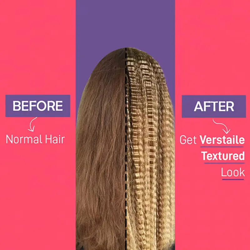 Ikonic Professional – Hair Crimper Crimp & Style 1.5 Inch Wide Texture Plates